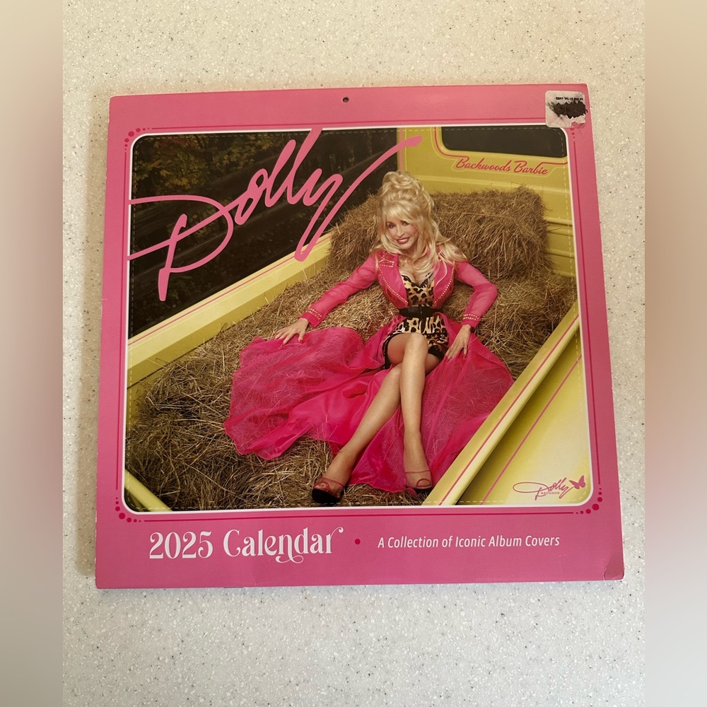 New Dolly Parton 2025 Wall Calendar: A Collection of Iconic Album Covers